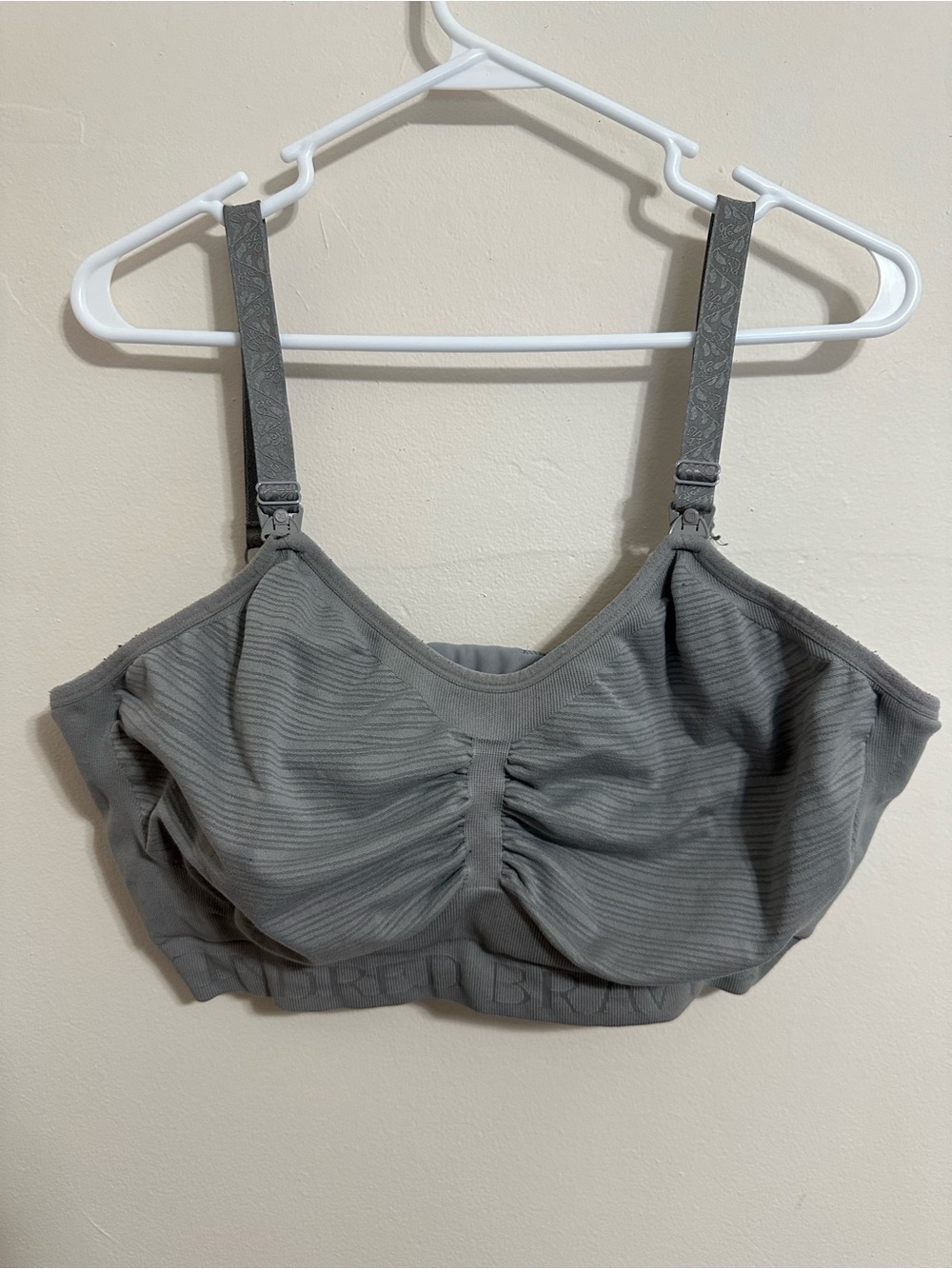 Kindred Bravely Sublime Hands-Free Pumping & Nursing Bra Gray 1X Busty